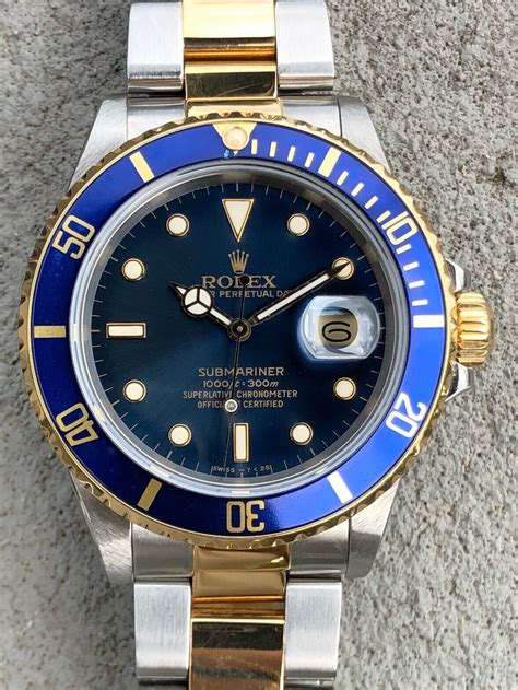 1987 rolex submariner two tone|1988 rolex submariner for sale.